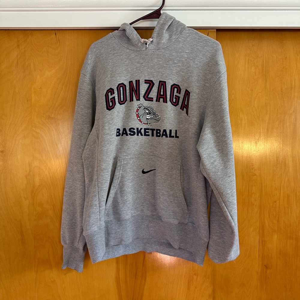 Nike Gray Gonzaga Basketball Hoodie